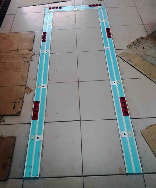 Prises électriques et réseaux encastrées